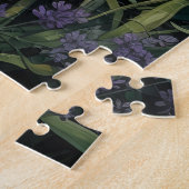 黒猫と花 ジグソーパズル (側面)