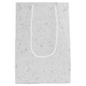 黒猫と赤いハート ミディアムペーパーバッグ (裏面)