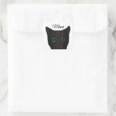 黒猫にゃんこ スクエアシール (バッグ)