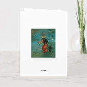 黒猫に乗った魔女のほうき ヴィンテージ シーズンカード (裏面)