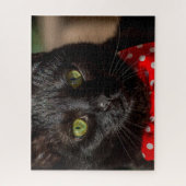 黒猫に近い ジグソーパズル (縦)