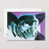 黒猫ねずみ葉書 シーズンポストカード (正面/裏面)