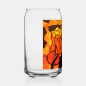 黒猫のいるハロウィーンの魔女 ガラス缶 (右)