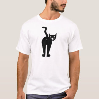黒猫のお尻の穴 Tシャツ