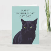 黒猫のお父さんの日曜版 カード (正面)