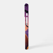 黒猫のかぼちゃ入り iPhone 16ケース (左側面)