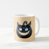 黒猫のかぼちゃ コーヒーマグカップ (正面右)