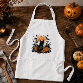 黒猫のかぼちゃ ハロウィン スタンダードエプロン