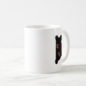 黒猫のぞき コーヒーマグカップ (正面右)