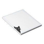 黒猫のぞき ノートパッド (アングル)