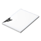 黒猫のぞき ノートパッド (回転)