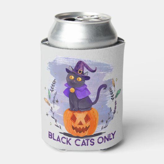 黒猫のみ 缶クーラー (缶正面)