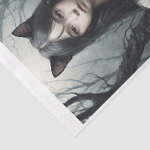 黒猫のアジアンキャットフューリー魔女 薄葉紙 (詳細)