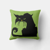 黒猫のアドバイスの発言 クッション (裏面)