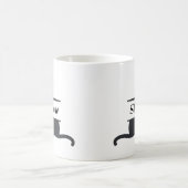 黒猫のオーダーメイド コーヒーマグカップ (中央)