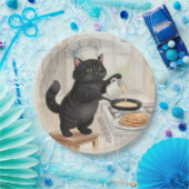 黒猫のキッチン、紙皿 ペーパープレート (パーティー)