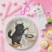黒猫のキッチン、紙皿 ペーパープレート (パーティー)