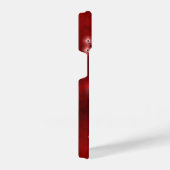 黒猫のクリスマスアートデコ iPhoneケース (右側面)