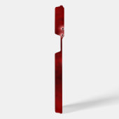 黒猫のクリスマスアートデコ iPhoneケース (右側面)