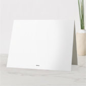 黒猫のクリスマスツリー 猫好きのためのXmasライト カード (裏面)