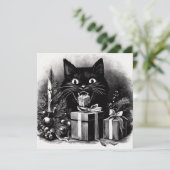 黒猫のクリスマスプレゼント, ネコ好きのためのホリデーカード シーズンカード (スタンド正面)