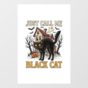 黒猫のコスチューム 幽霊屋敷 楽しいハロウィン Sh ウィンドウサイン