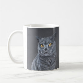黒猫のコーヒーまたはティーマグ コーヒーマグカップ