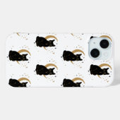 黒猫のスマホケース Case-Mate iPhoneケース (裏面 (横))