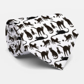 黒猫のタイ ネクタイ (ロール)