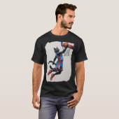 黒猫のダンク! Tシャツ (正面フル)