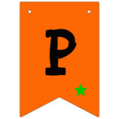 黒猫のハロウィンの旗布の旗 バンティングフラッグ (第3の旗)