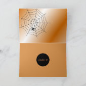 黒猫のハロウィンカード カード (内部)