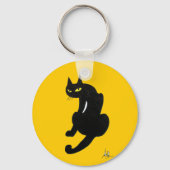 黒猫のハロウィンパーティー キーホルダー (裏面)
