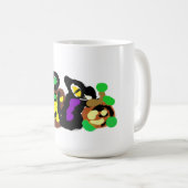 黒猫のハロウィン楽しみ コーヒーマグカップ (正面右)
