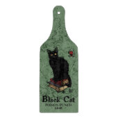 黒猫のハロウィン カッティングボード (正面)