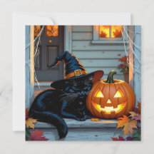 黒猫のハロウィン・パンプキン・カービング・パーティー