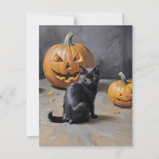 黒猫のハロウィンD シーズンカード (正面)