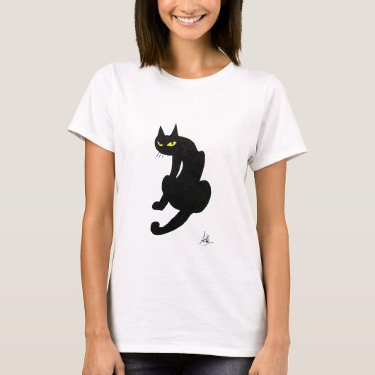 黒猫のハローウィンパーティ Tシャツ (正面)
