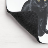 黒猫のバックトゥスクール マウスパッド (コーナー)