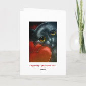 黒猫のバレンタインカード シーズンカード (裏面)