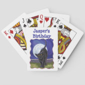 黒猫のパーティーの中心 トランプ (裏面)