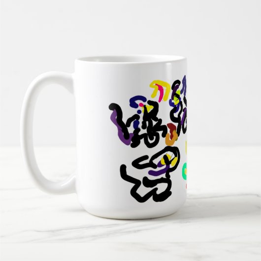 黒猫のパーティー コーヒーマグカップ (左)