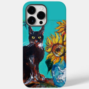 黒猫のヒマワリターコイズCase-M Case-Mate iPhone 14 Pro Maxケース
