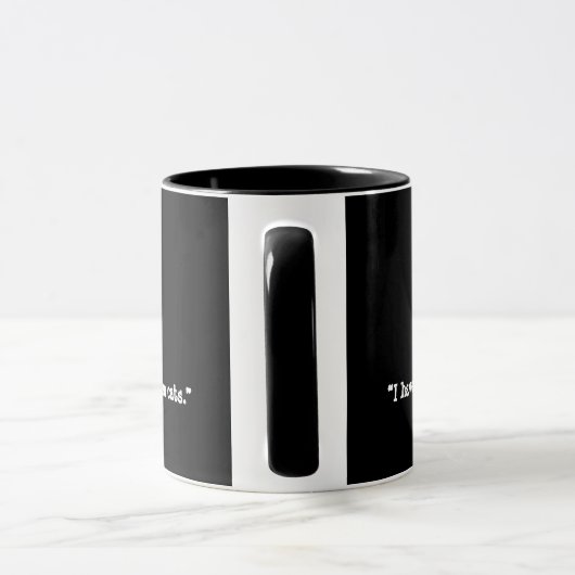 黒猫のプライドのマグ! マグカップ (ハンドル)