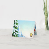 黒猫のホリデー カード (裏面)