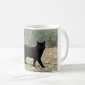 黒猫のマグ コーヒーマグカップ (正面右)