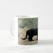 黒猫のマグ コーヒーマグカップ (正面左)