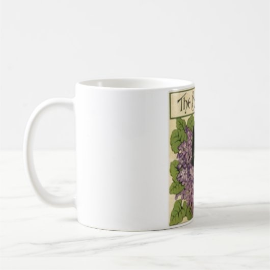 黒猫のマグ、1898年のヴィンテージの黒猫 コーヒーマグカップ (左)