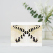 黒猫のマーチ・ルイス・ワイン ポストカード (スタンド正面)