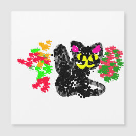 黒猫のラインの秋
